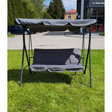 Садовая качеля JUST GARDEN RELAX трехместная (серая)