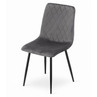 Стул TURIN Velvet (темно-серый)