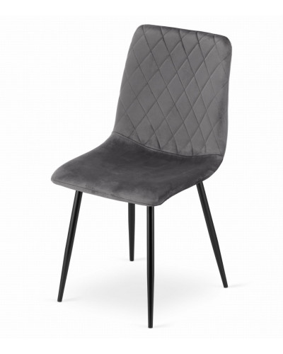 Стул TURIN Velvet (темно-серый)