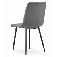 Стул TURIN Velvet (темно-серый)