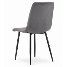 Стул TURIN Velvet (темно-серый)