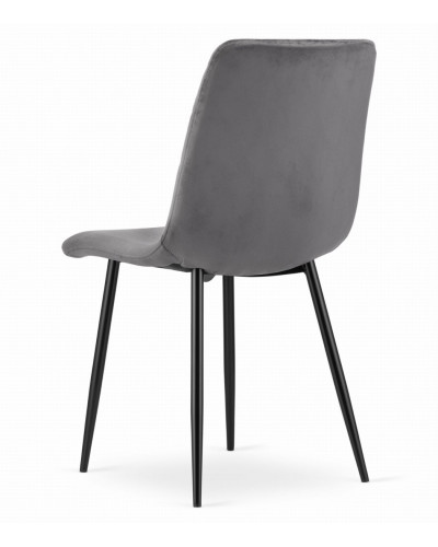 Стул TURIN Velvet (темно-серый)