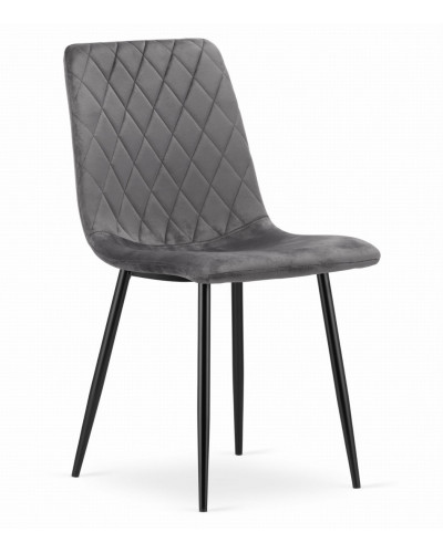 Стул TURIN Velvet (темно-серый)