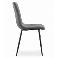 Стул TURIN Velvet (темно-серый)