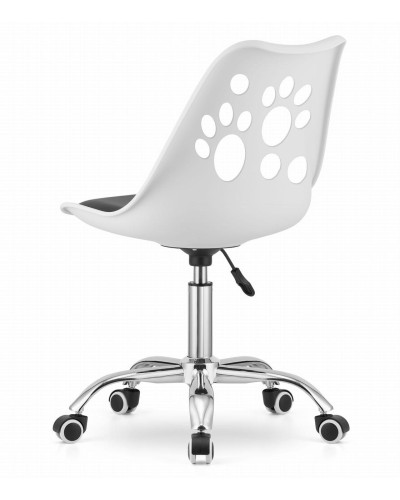 Офисное кресло Just Sit RENO (бело-черное):