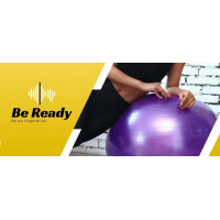 Для йоги мяч BE READY 65 cm (синий)