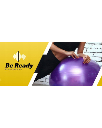 Для йоги мяч BE READY 65 cm (синий)
