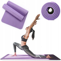 Килимок для йоги Fitness BE READY (чорний)180x62см