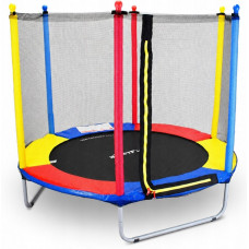 Батут Just Fun 152см Multicolor наружная сетка, детский, в сад