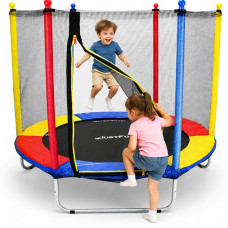 Батут Just Fun 152см Multicolor наружная сетка, детский, в сад