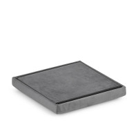 Розкладний Пуф М - 30х30х30см Velvet (сірий)