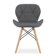 Стул Just Sit из экокожи RIPIANO (серый)