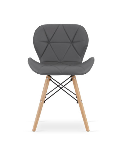 Стул Just Sit из экокожи RIPIANO (серый)