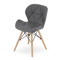 Стул Just Sit из экокожи RIPIANO (серый)