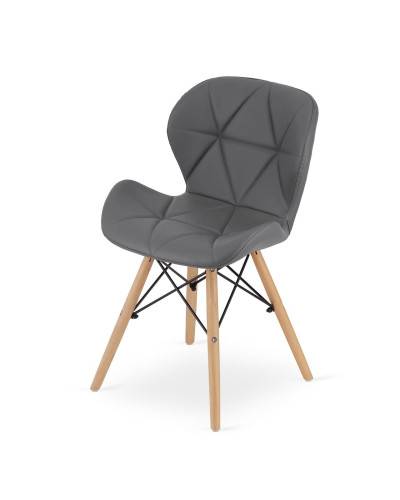 Стул Just Sit из экокожи RIPIANO (серый)