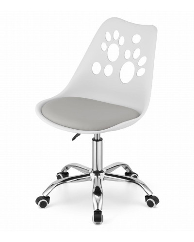 Офисное кресло Just Sit RENO (бело-серый)