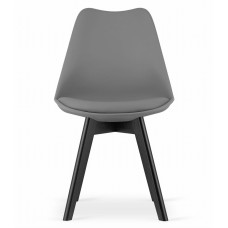 Стул Just Sit Mark P002 черные ножки (темно-серый)