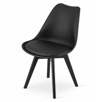 Стул Just Sit Mark P002 черные ножки (черный)
