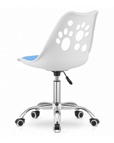 Офисное кресло Just Sit RENO (бело-синее)