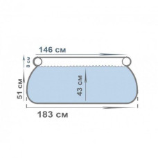 Бассейн надувной Bestway 57392 (183х51см)