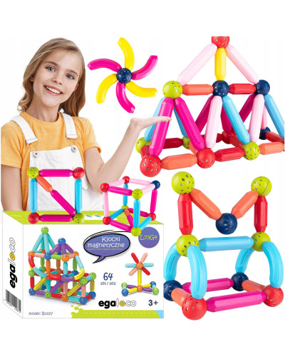 Магнитные блоки Gotel 64 шт