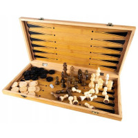 Настольная Игра Gotel 3в1(Шахматы, шашки, нарды)