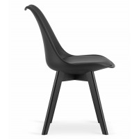Стул Just Sit MILEO Premium эко кожа Черный