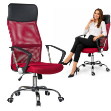 Кресло офисное, для офиса, удобное, Красный Just Sit Prestige Xenos