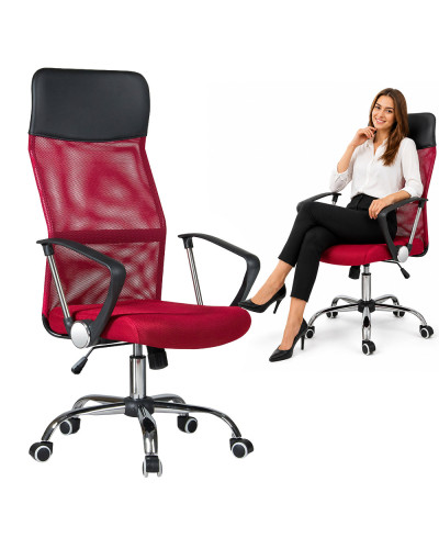 Кресло офисное, для офиса, удобное, Красный Just Sit Prestige Xenos