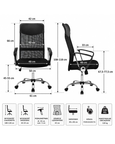 Кресло офисное, для офиса, удобное, Синий Just Sit Prestige Xenos