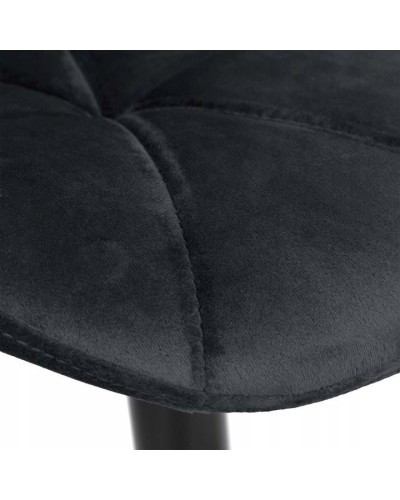Барный стул Hoker Just Sit Sevilla Velvet Черный