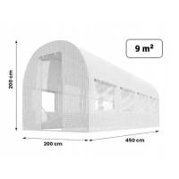 Теплица-Парник JG 9 м² 450 х 200 *200 см Белый
