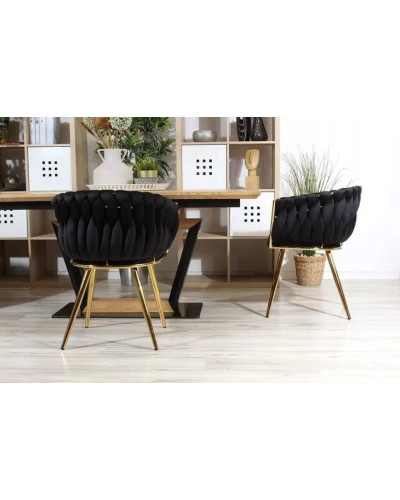Стул Just Sit IMPERIA velvet Черный