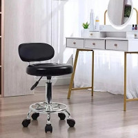 Кресло вращающееся парикмахерское, косметическое Черное Just Sit Bari