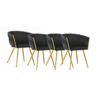 Набор стульев Just Sit IMPERIA Velvet черный Акция 4шт