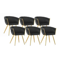 Набор стульев Just Sit IMPERIA Velvet черный Акция 6шт
