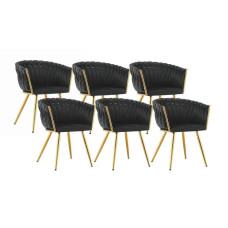 Набор стульев Just Sit IMPERIA Velvet черный Акция 6шт