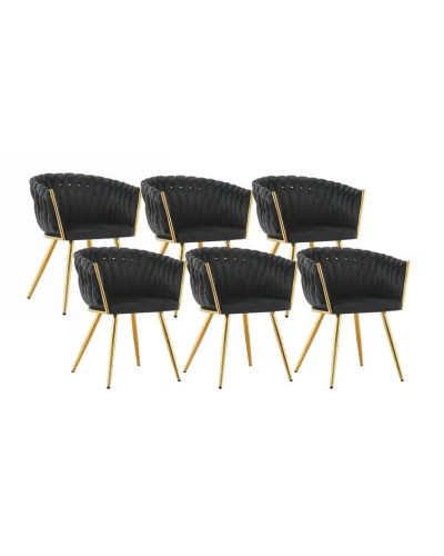 Набор стульев Just Sit IMPERIA Velvet черный Акция 6шт