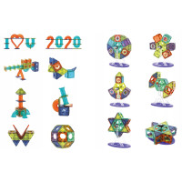 МАГНІТНІ БЛОКИ 252 шт. BK