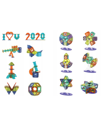 МАГНІТНІ БЛОКИ 252 шт. BK