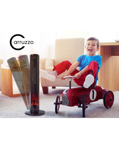 Тепловентилятор электрический Carruzzo с камином 2000 Вт Q20H