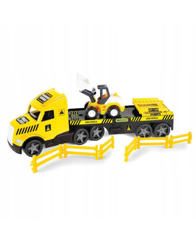Евакуатор Magic Truck Technic з бульдозером Wader 36430