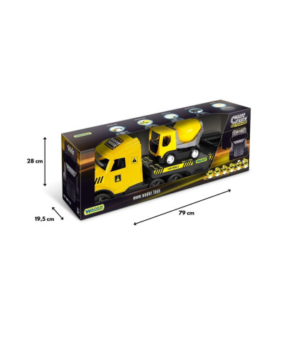 Евакуатор Magic Truck Technic з бетономішалкою