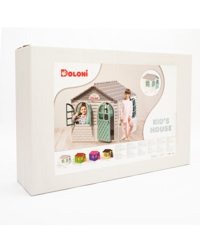 Домик для детей Gardentoys 02550/5 (средний) (бежево-серый)