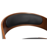 Барный стул, eco-кожа + дерево Just Sit MODENA Черный