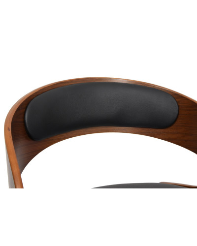 Барный стул, eco-кожа + дерево Just Sit MODENA Черный