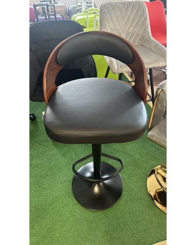 Барный стул, eco-кожа + дерево Just Sit MODENA Черный
