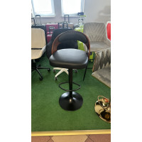 Барный стул, eco-кожа + дерево Just Sit MODENA Черный