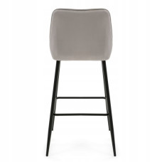 Барный стул вольветовый Just Sit PADRA Серый