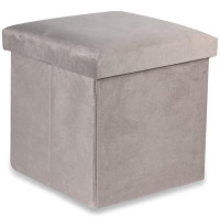Пуф розкладний Velvet М 30х30х30 см Бежевий
